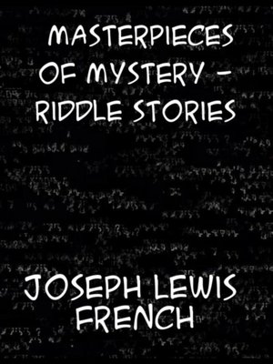 cover image of Masterpieces of Mystery Riddle Stories